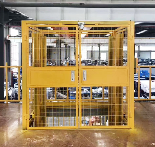 烟台智能导轨式升降机亮相