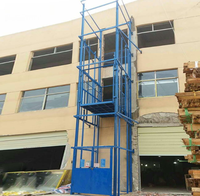 烟台建材厂室外物料提升